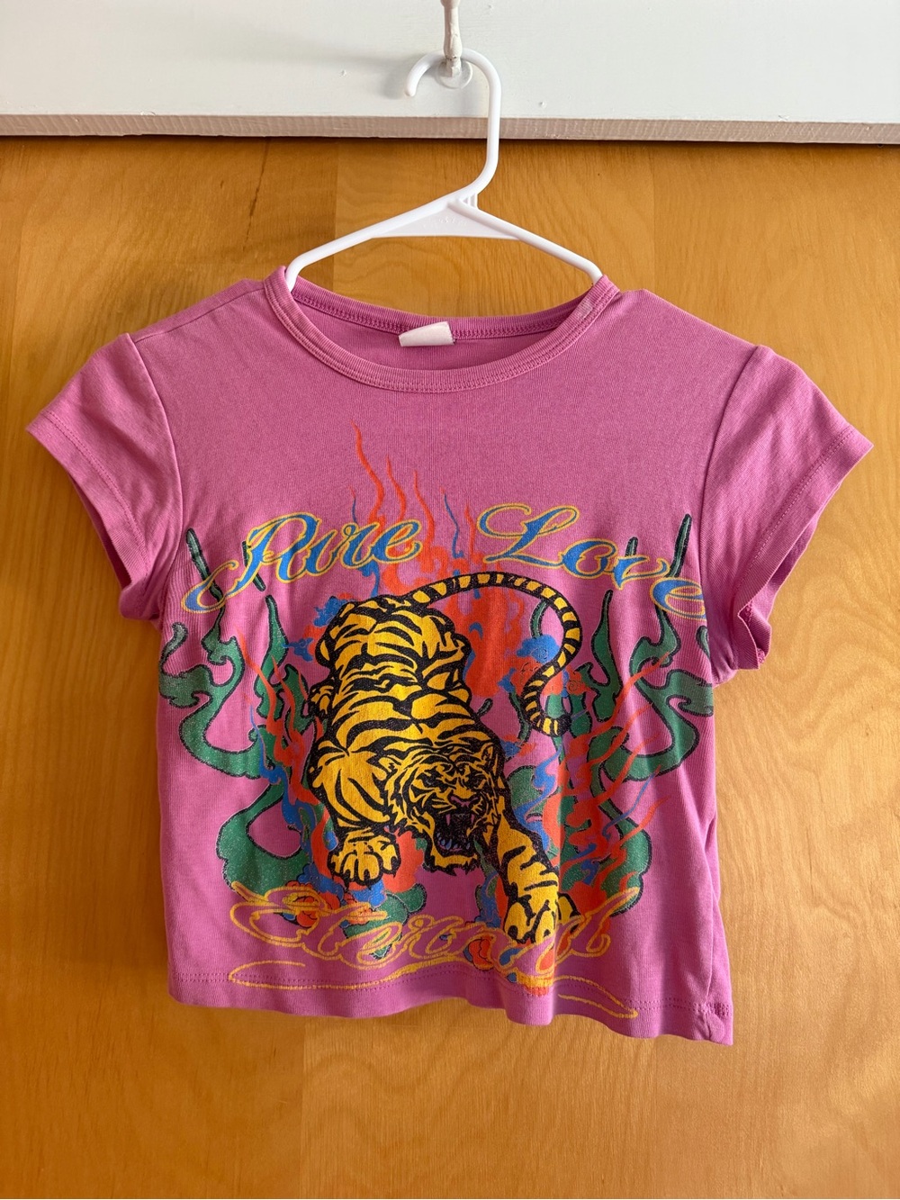 Pink Tiger Graphic Tattoo